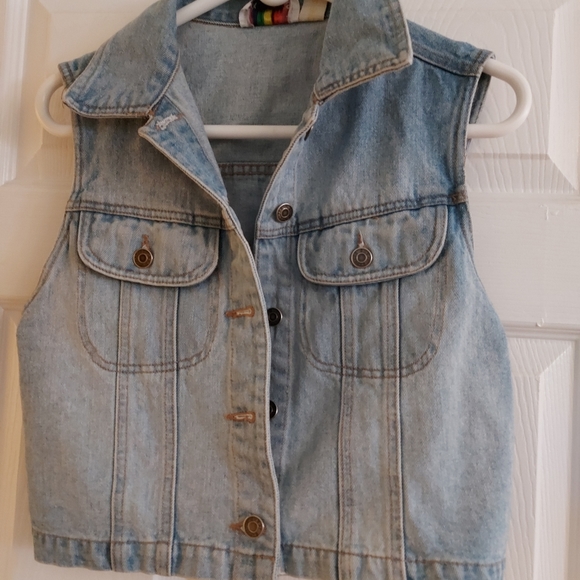 Vintage jean vest - Picture 1 of 3